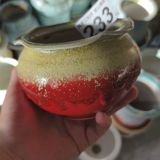 景德镇手工高温陶瓷：内10口高10