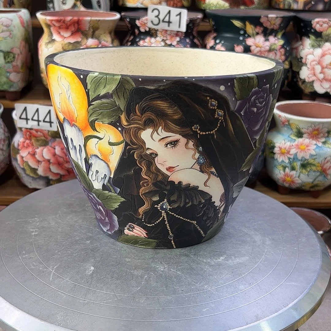 景德镇炫彩手绘口18