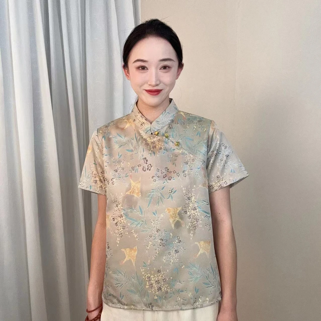 【枇杷飞燕】夏季新款新中式国风上衣CR