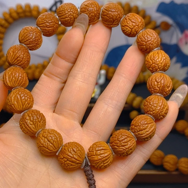 桃核吊坠精品龙鳞仿古1.4