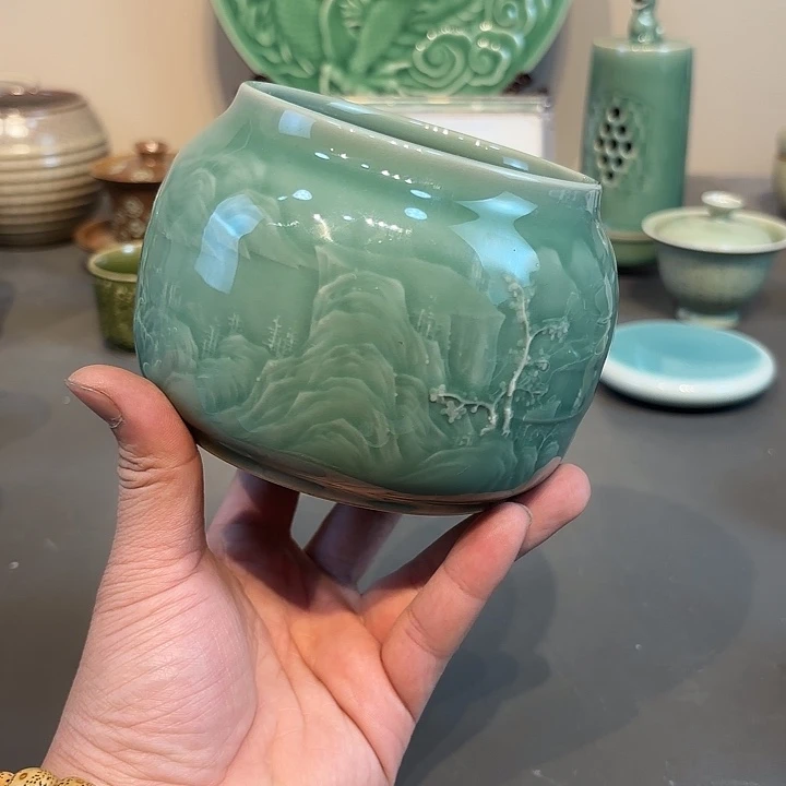 瓷片龙泉青瓷福利青瓷