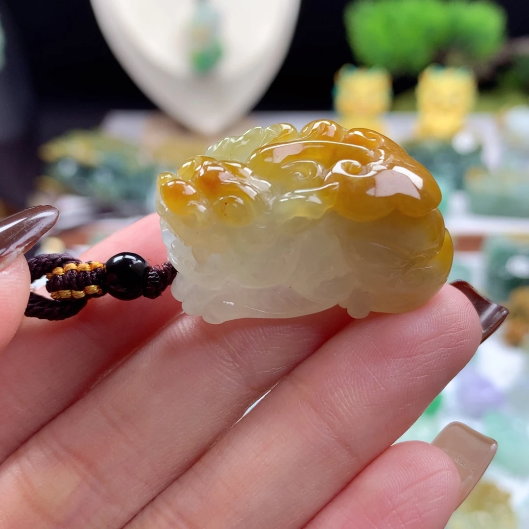 翡翠未镶嵌颈饰翡翠貔貅19