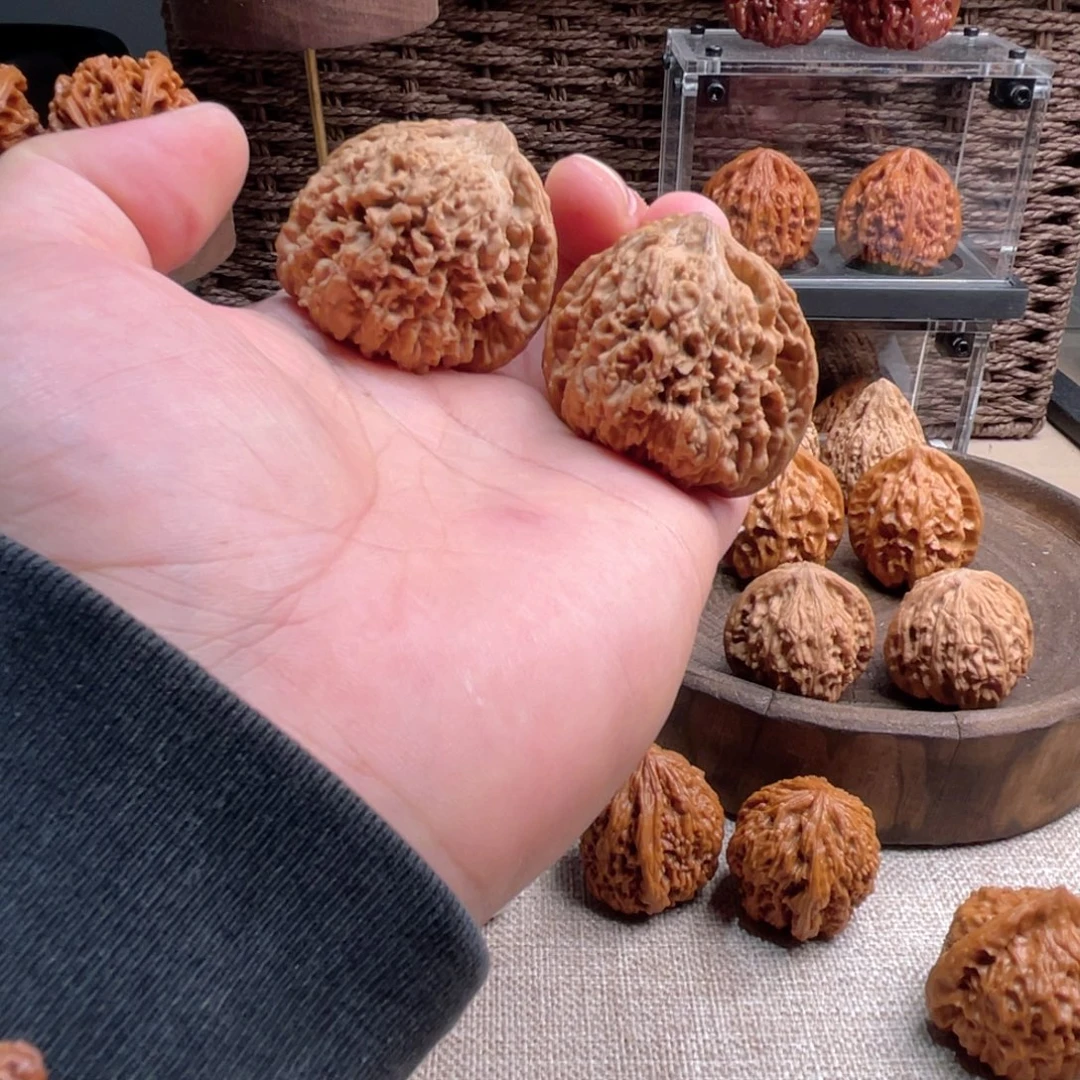 菠***诗把件文玩核桃满天星勾子