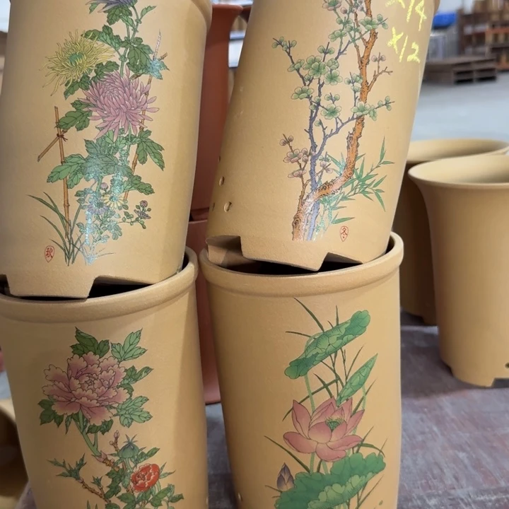 紫砂花盆22/14/12