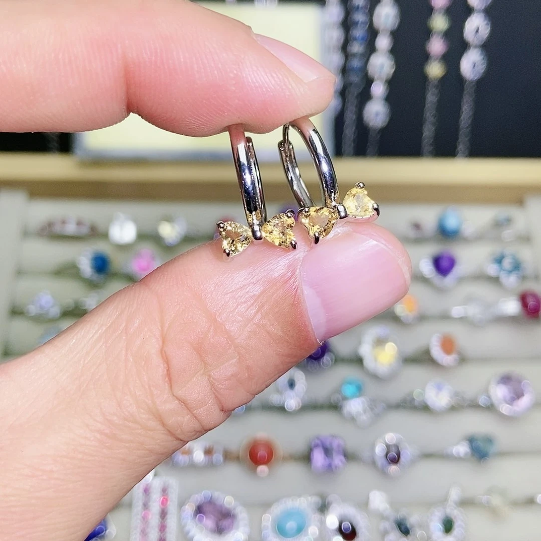 【闪购商品】未镶嵌耳饰黄晶