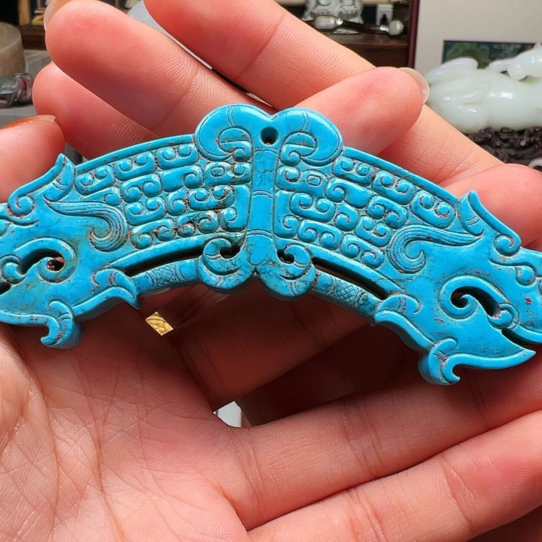 颈饰未镶嵌和田玉稚**虑