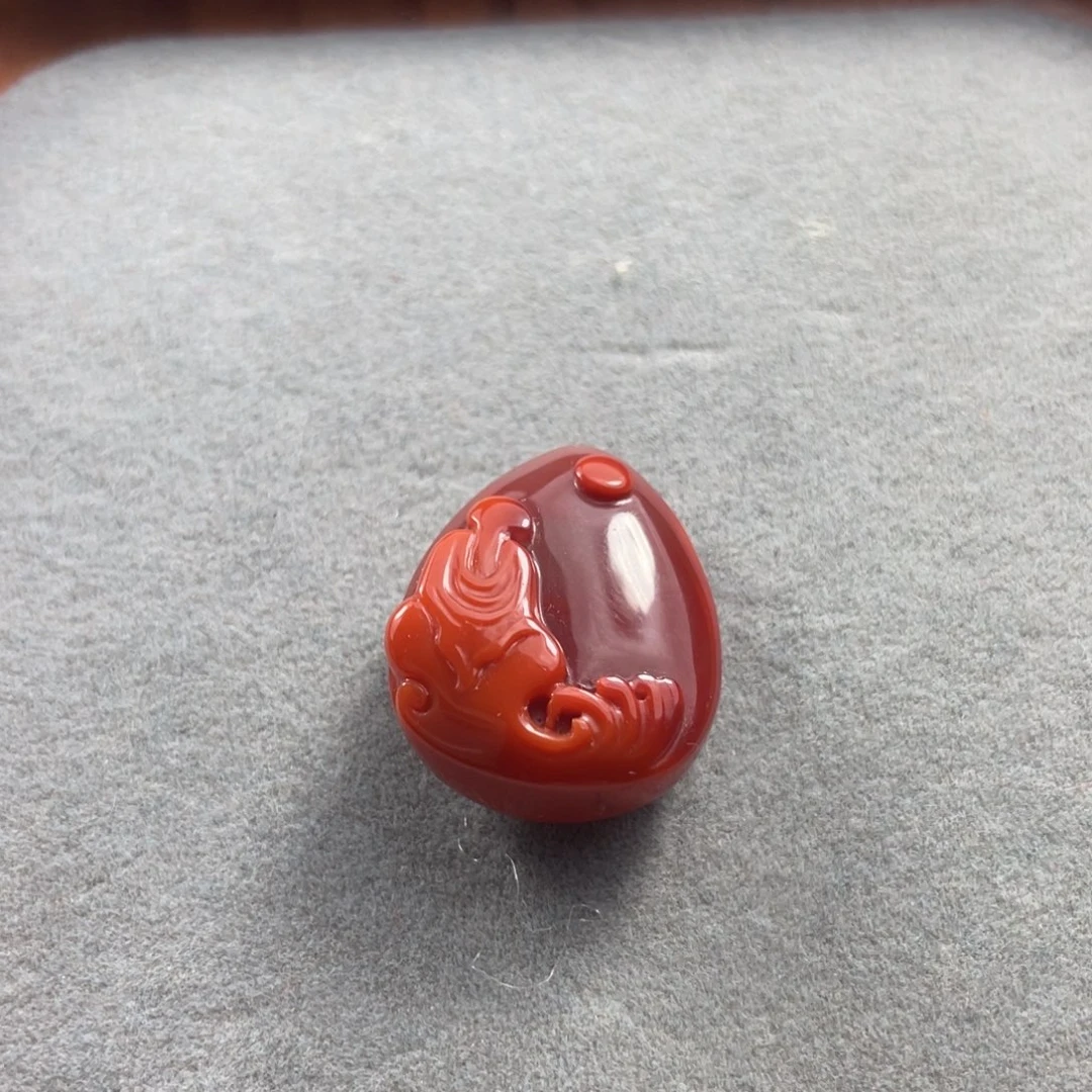 南红玛瑙未镶嵌颈饰