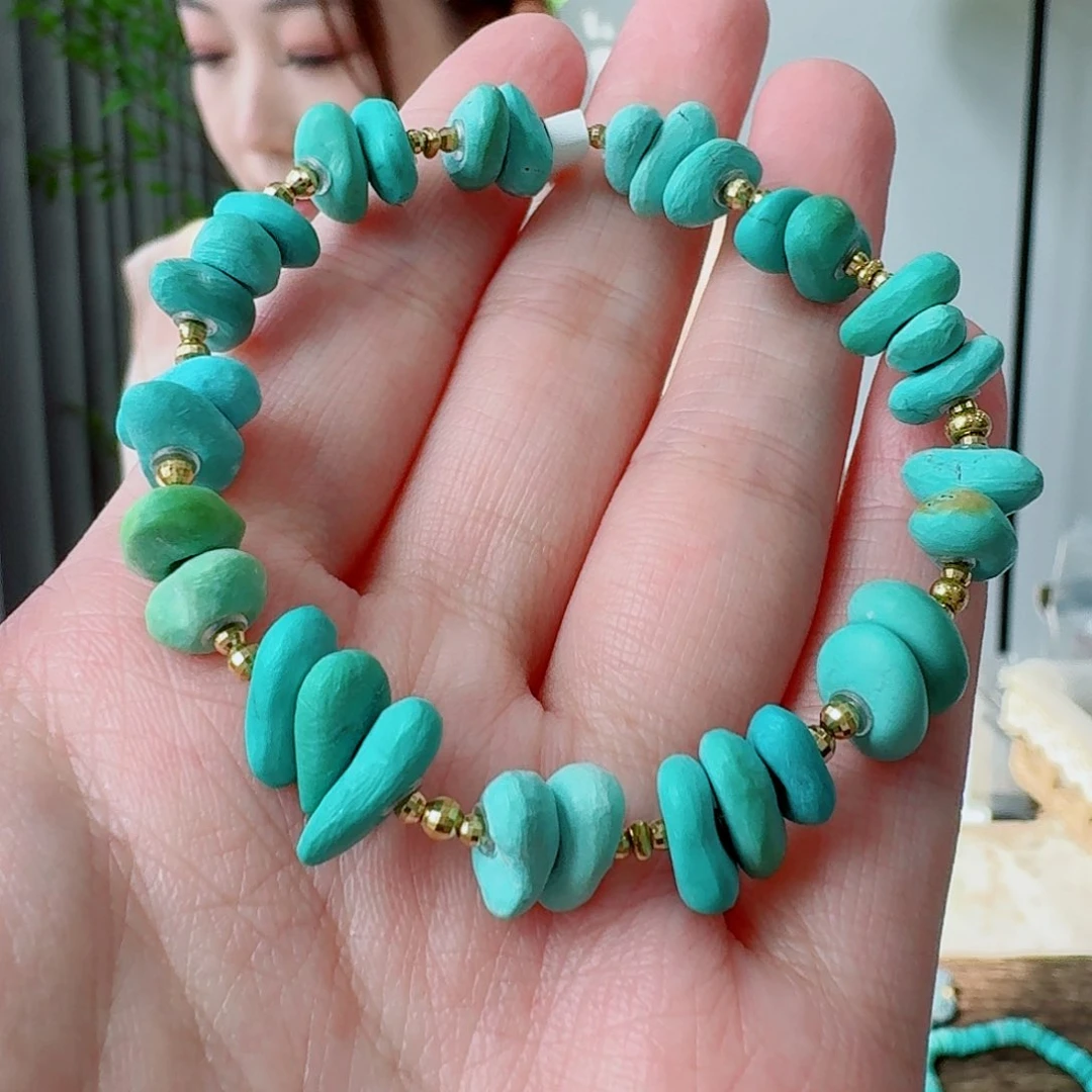 未镶嵌绿松石珠宝奇石