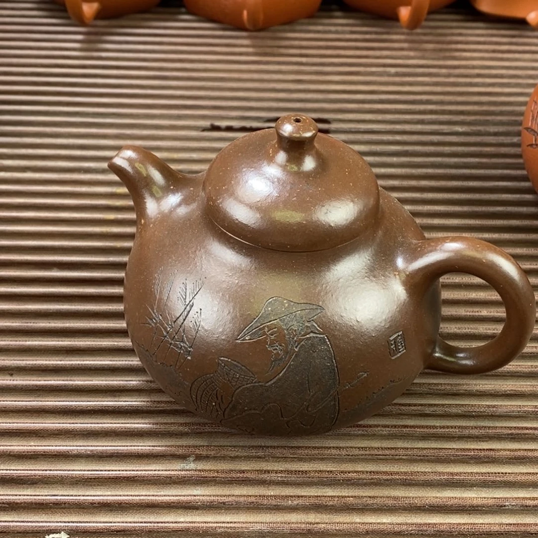 茶壶紫泥原矿手工113