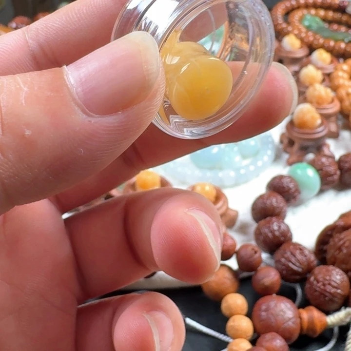裸石琥珀未镶嵌天然琥珀蜜蜡车轮