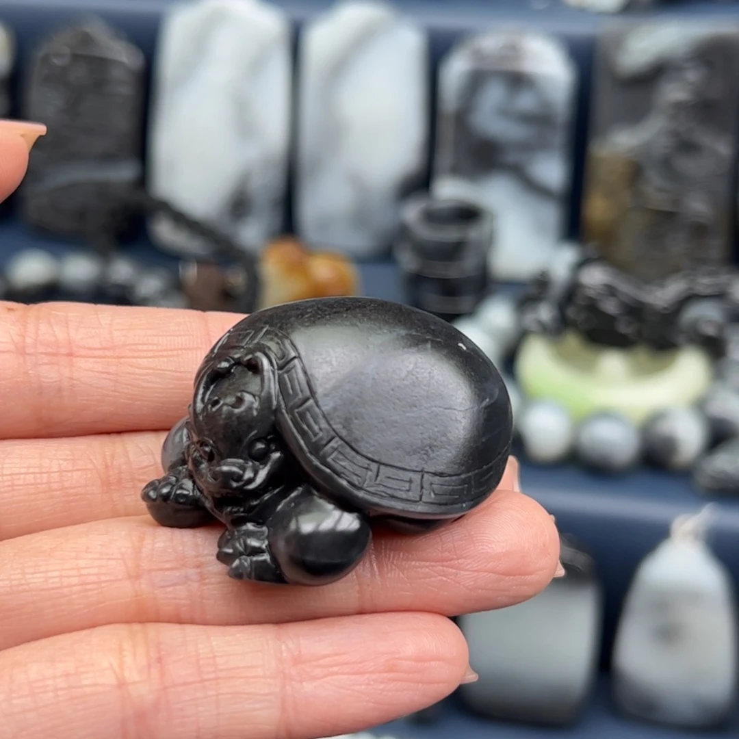 和田玉挂件未镶嵌影*