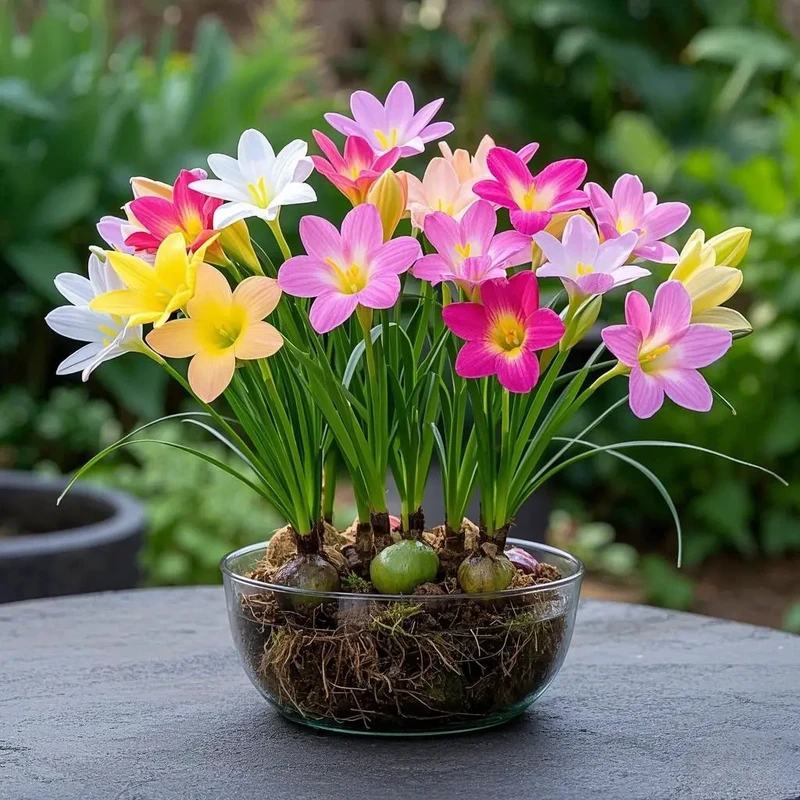 雨懒人百合盆栽室内客厅水养浓香型好养绿植花卉四季开花阳台