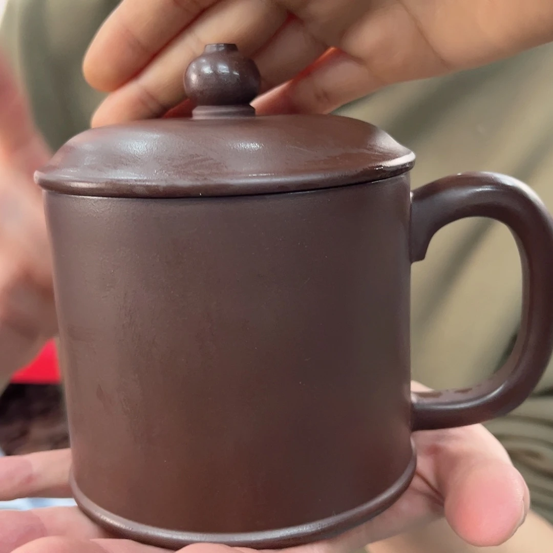 紫砂茶杯原矿紫砂 底槽清