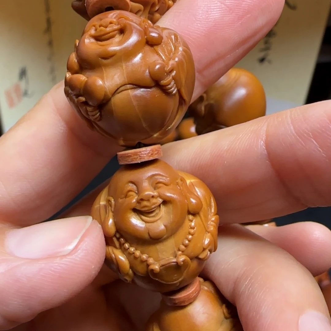 手串/手链橄榄核八宝弥勒2.1铁核