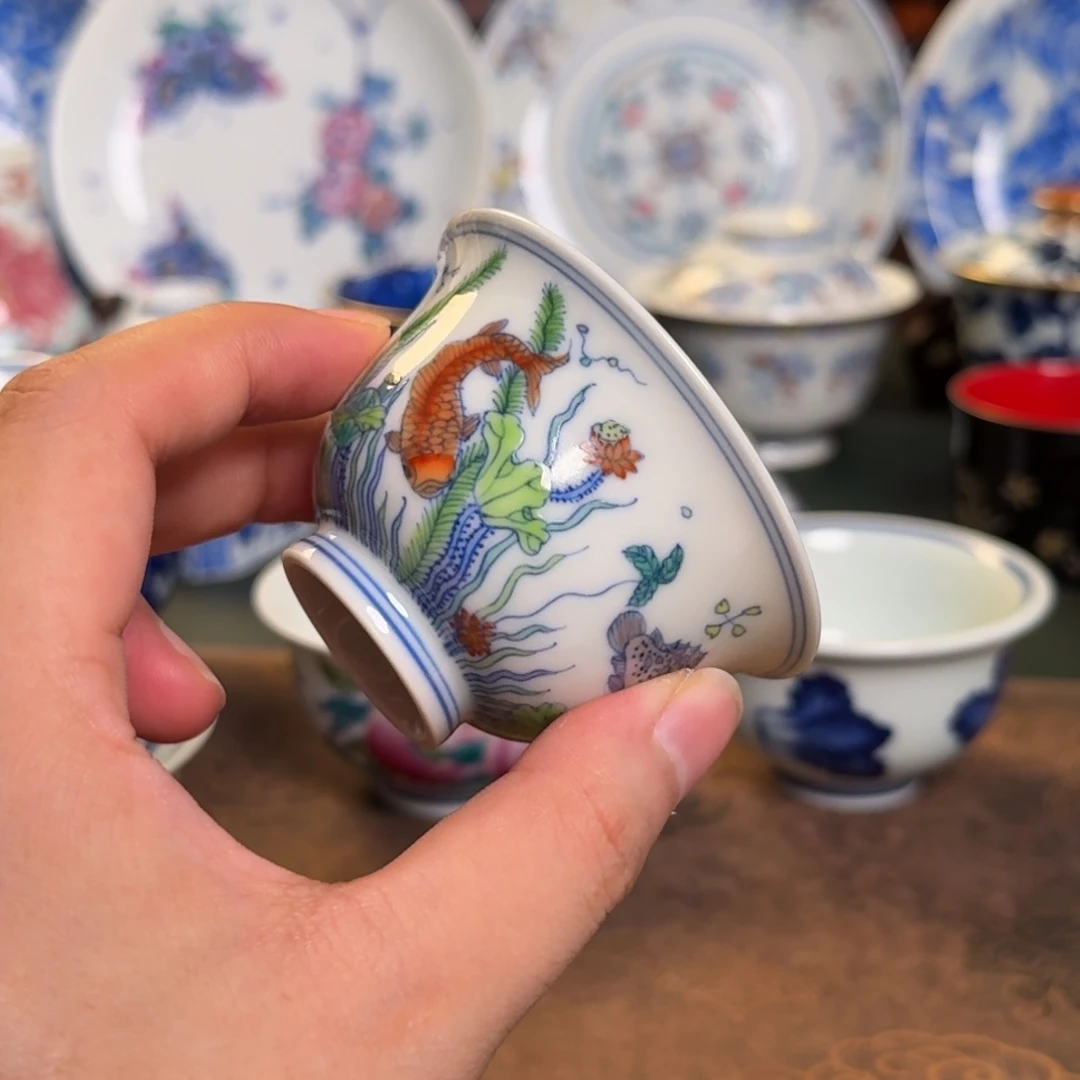 纯手工手绘陶瓷茶具