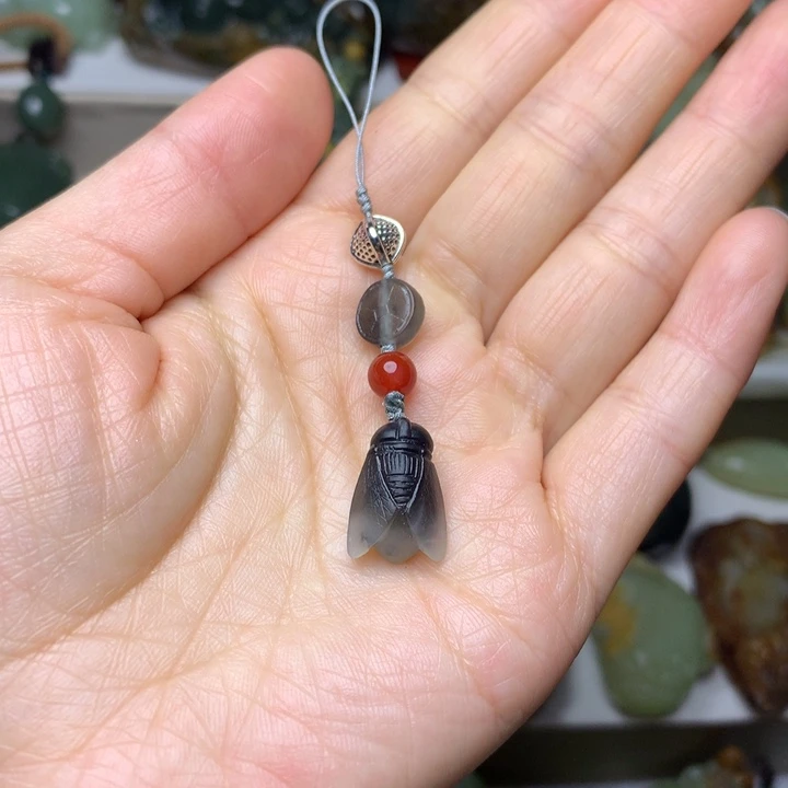 岫岩河磨玉（透闪石质玉）手把未镶嵌