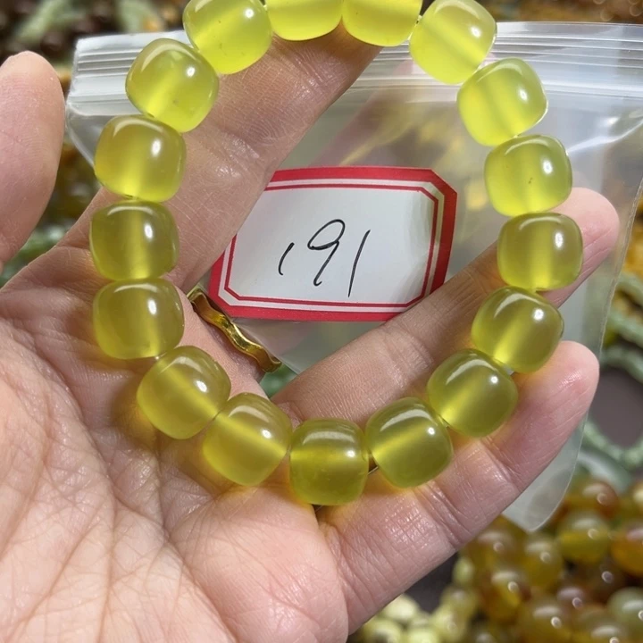 蛇纹石玉未镶嵌手链