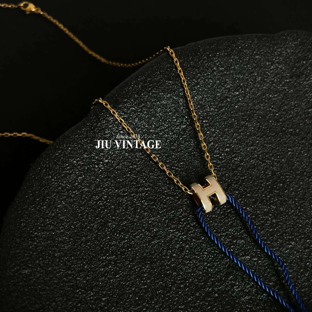 99新 Hermes/爱马仕 奶茶色金poph miniBJM12-2214