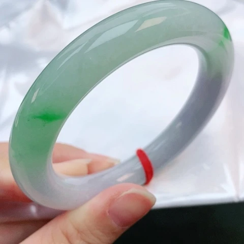 未镶嵌手镯翡翠55圆条882839