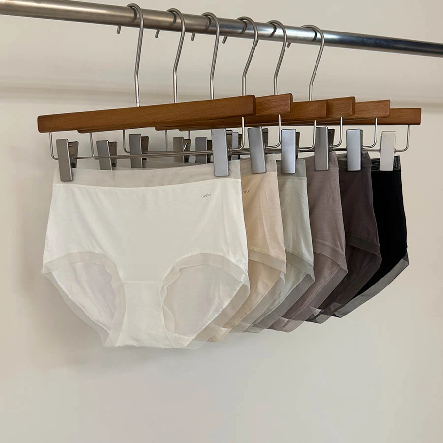 【国货】女士欧根纱中腰冰丝内裤/介意慎拍~