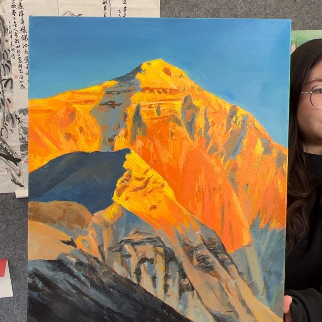 （f37312）日照金山 书画