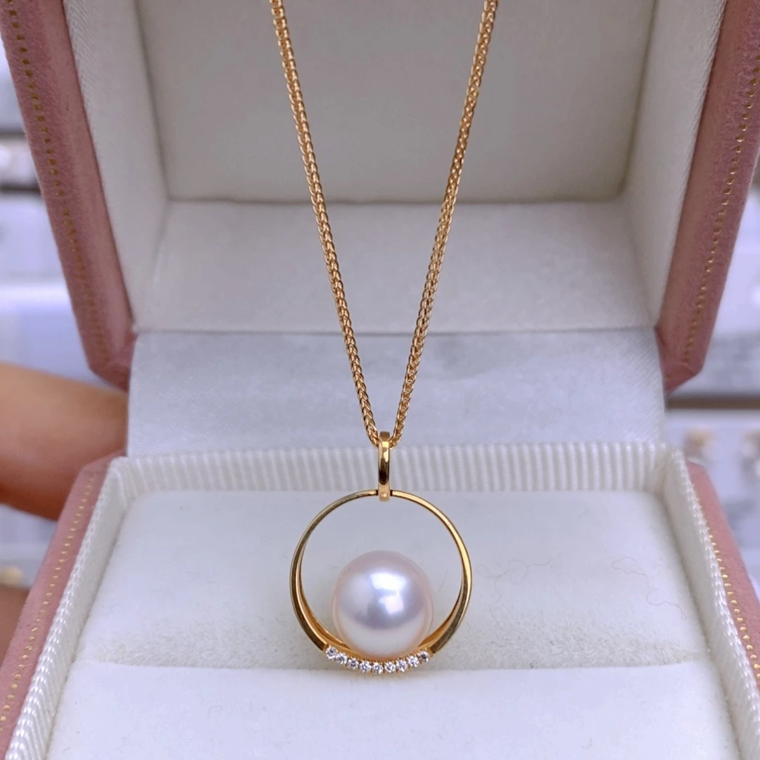 海水珍珠颈饰18K金镶嵌z**i