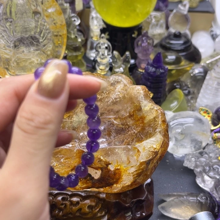 水晶未镶嵌珠宝半成品