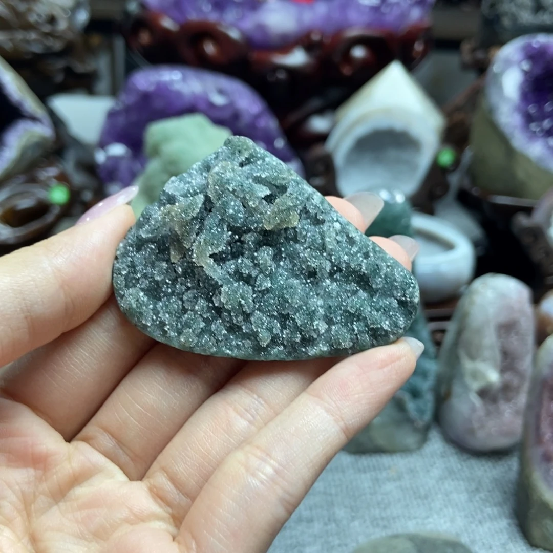 紫晶摆件未镶嵌水晶