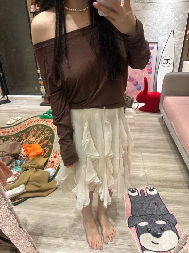 【黄雨萱】夏季长款半身裙