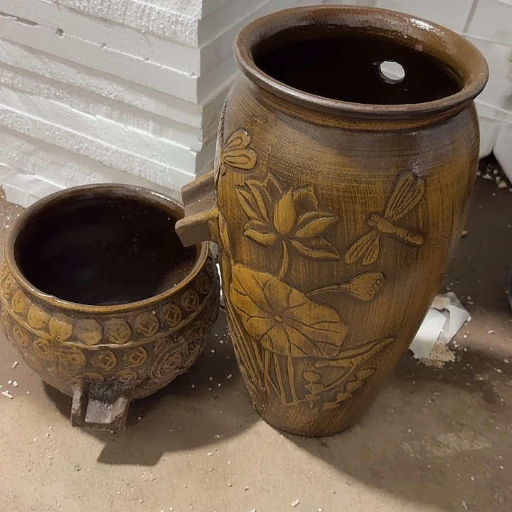 粗陶口径19/39，20/16➕15W水泵➕水管➕过滤棉