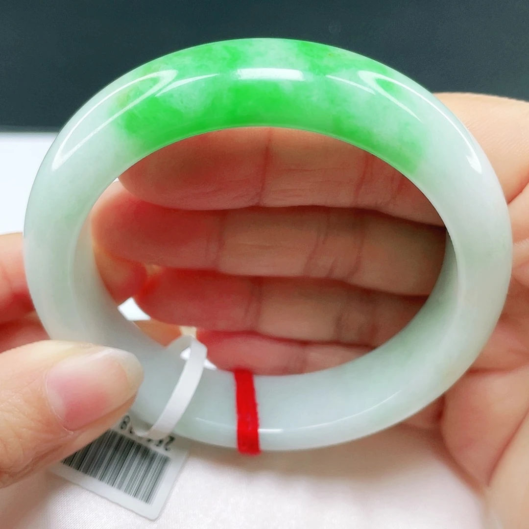 未镶嵌手镯翡翠正圈轮胎56.8。025