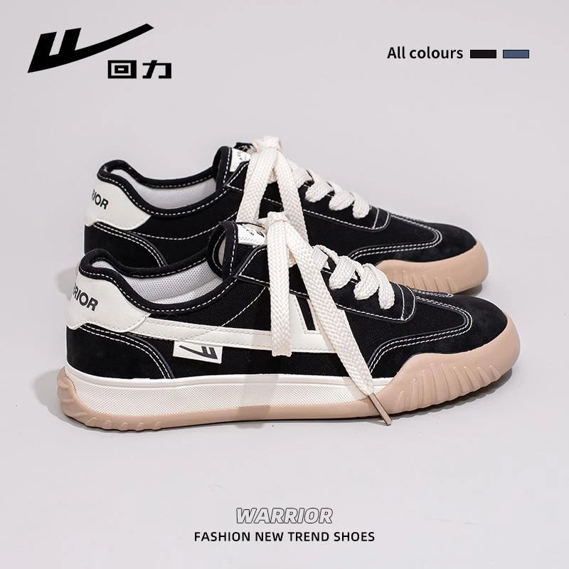 回力帆布鞋女2025春季新款情侣德训鞋休闲板鞋复古百搭学生运动鞋