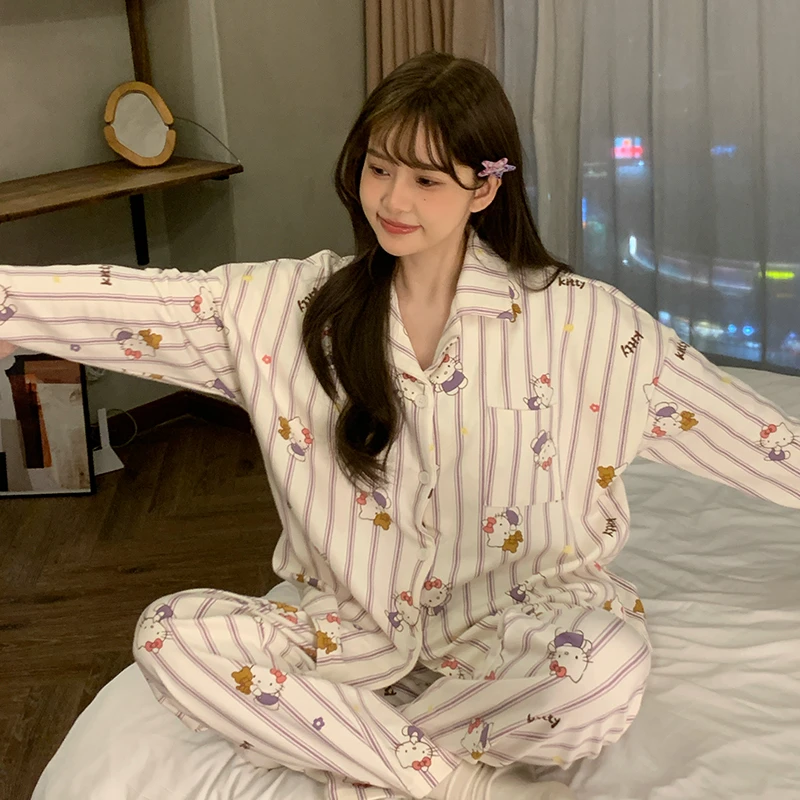 可外穿遛弯睡衣女款爆款2025新款秋冬季甜美可爱可外穿家居服春秋