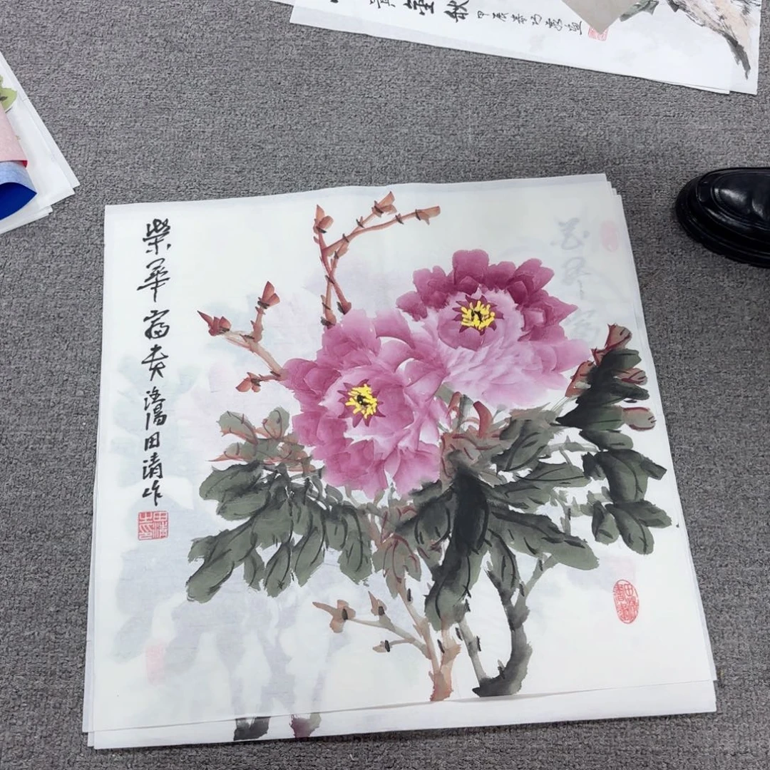 国画国画作品多次