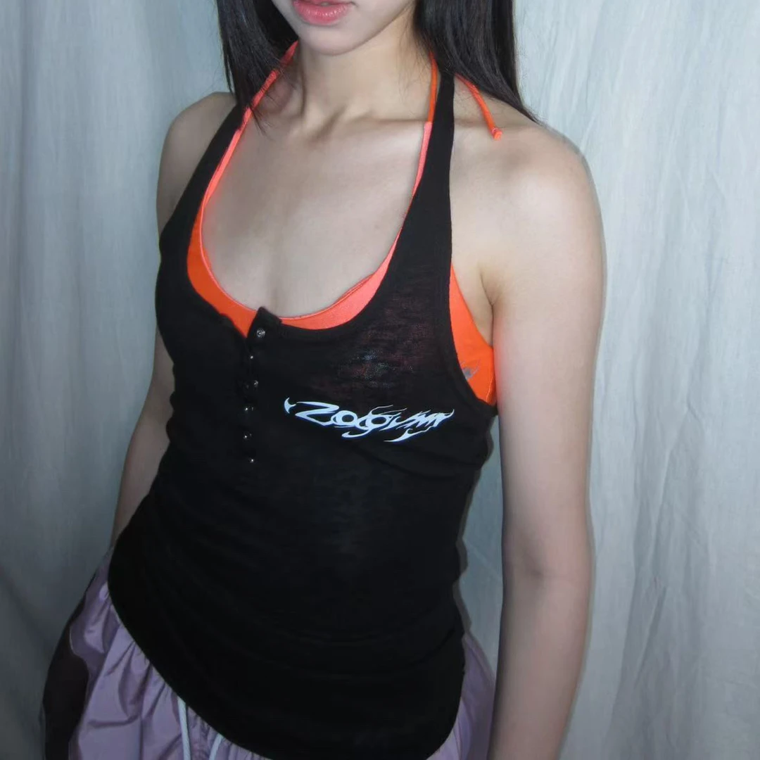 【最后库存】 Thisiszoom紧身挂脖运动休闲吊带