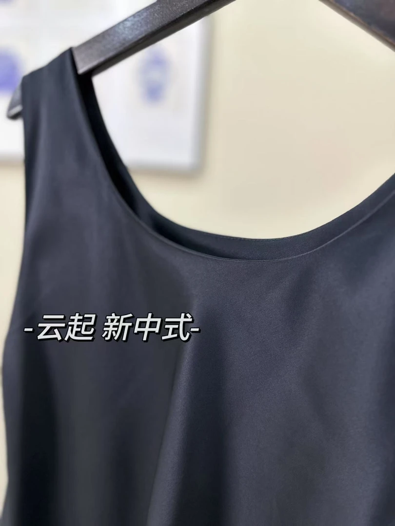 FJ 【微凉】新中式国风醋酸吊带背心