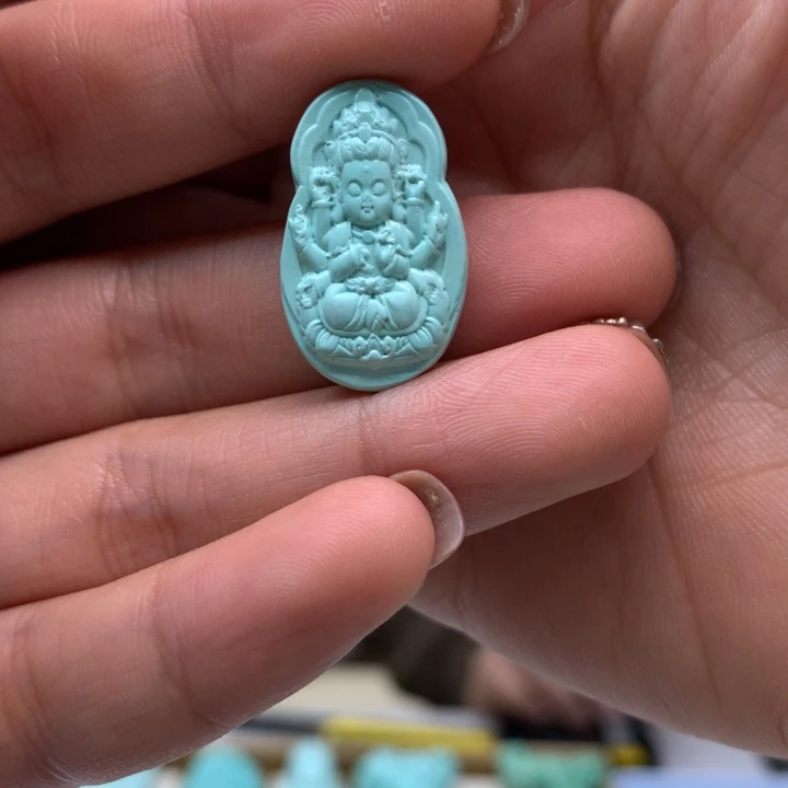 绿松石未镶嵌配饰