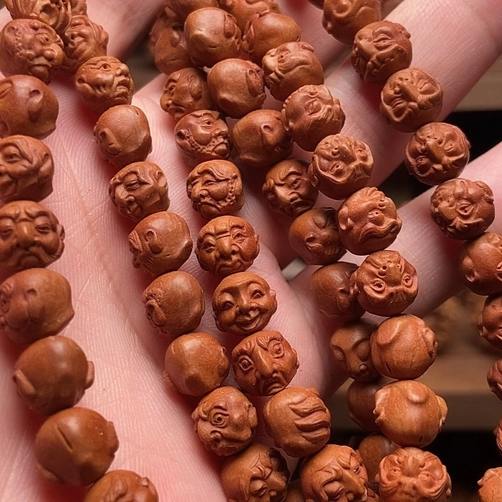 龙纹桃核108罗汉长串