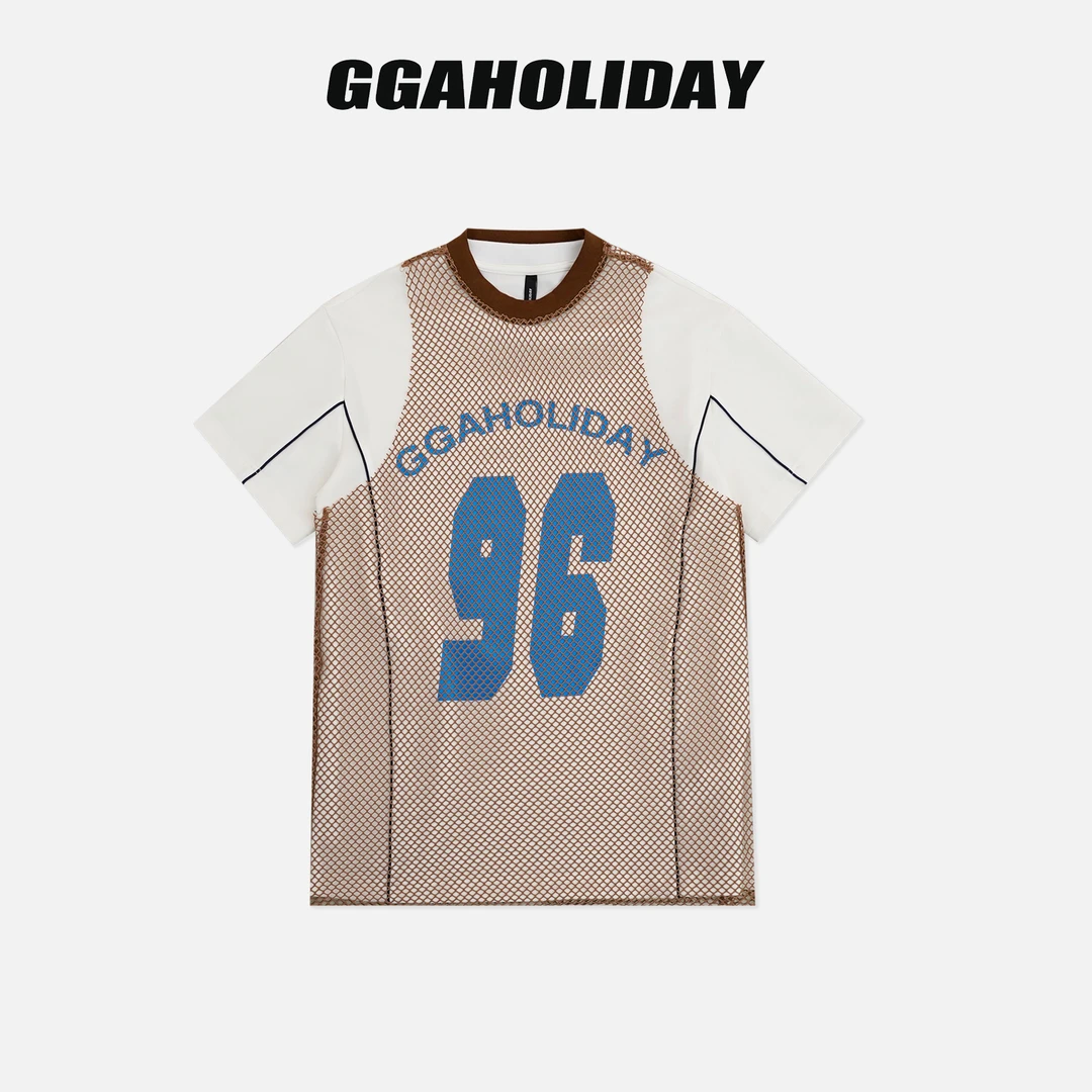 【上新】GGAHOLIDAY 真两件 网眼背心叠搭连衣裙-153214