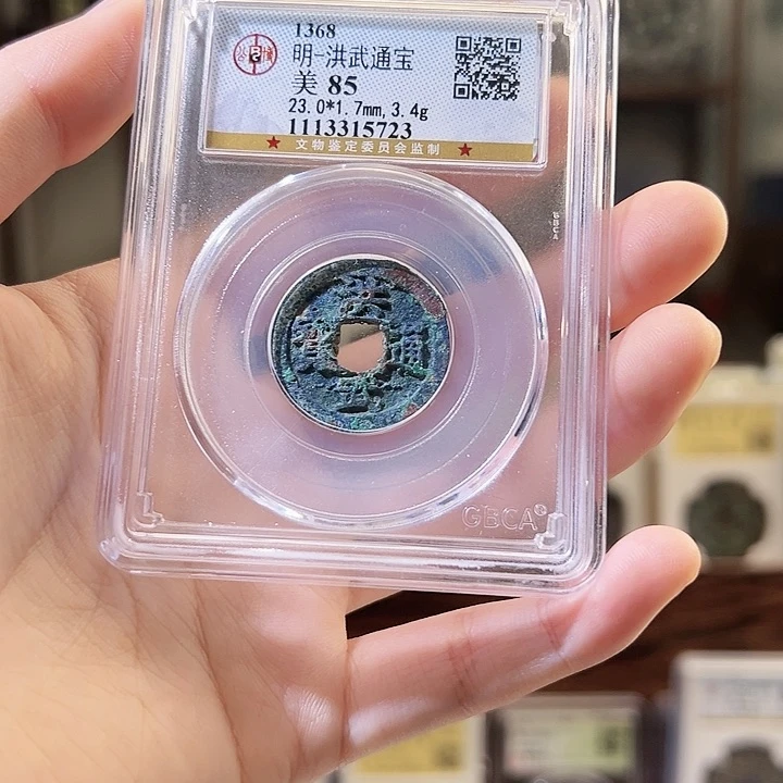 铜洪武通宝 小平