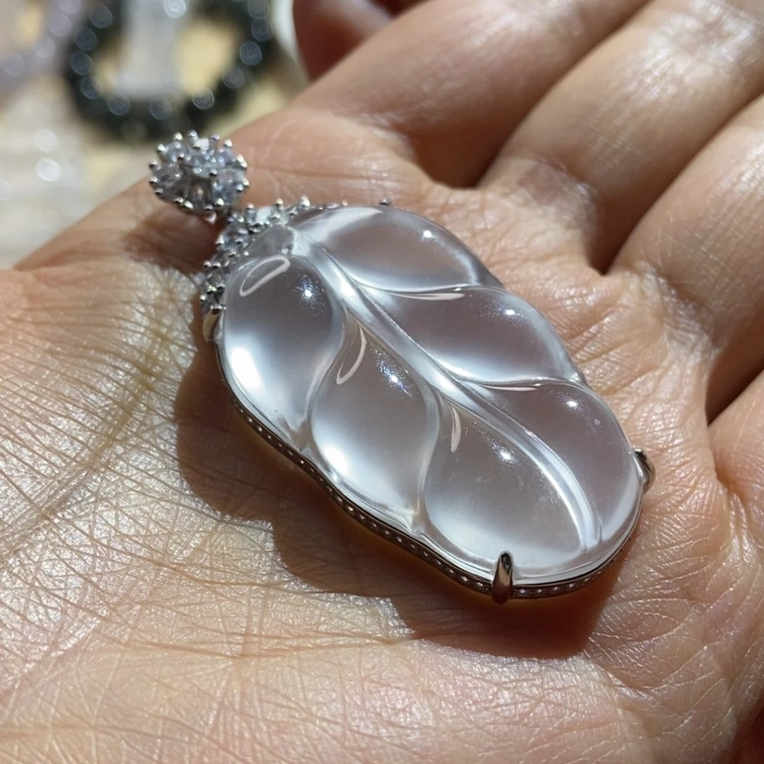 大***呼石英质玉银S925镶嵌其他