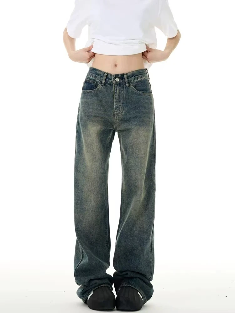 F1D蓝色“水洗”牛仔裤（3363）