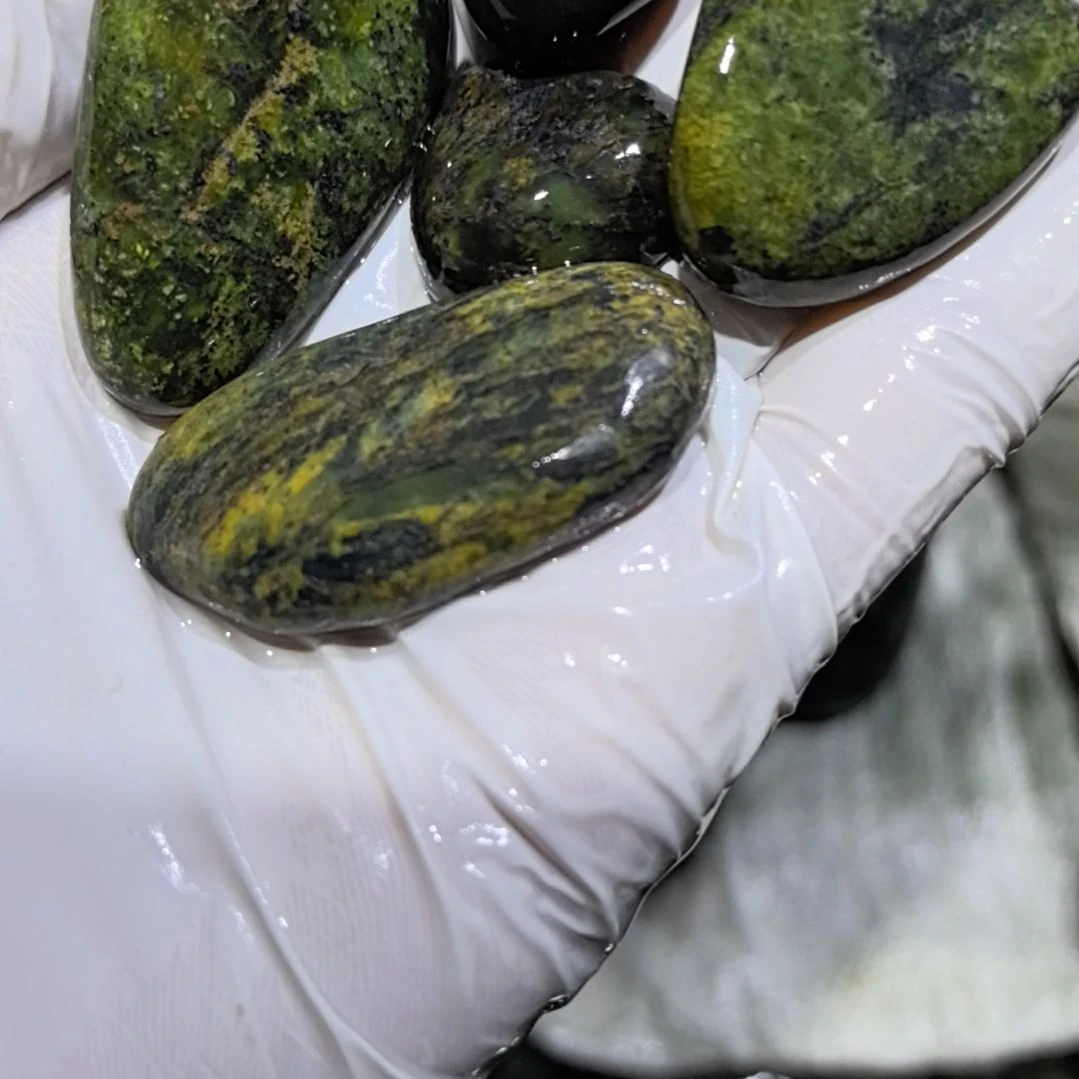 平***姐藏玉药王石原石五个