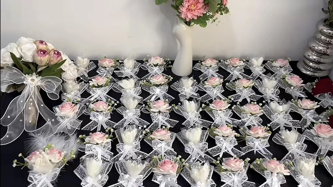 新疆婚礼必备新娘新郎胸花手捧花