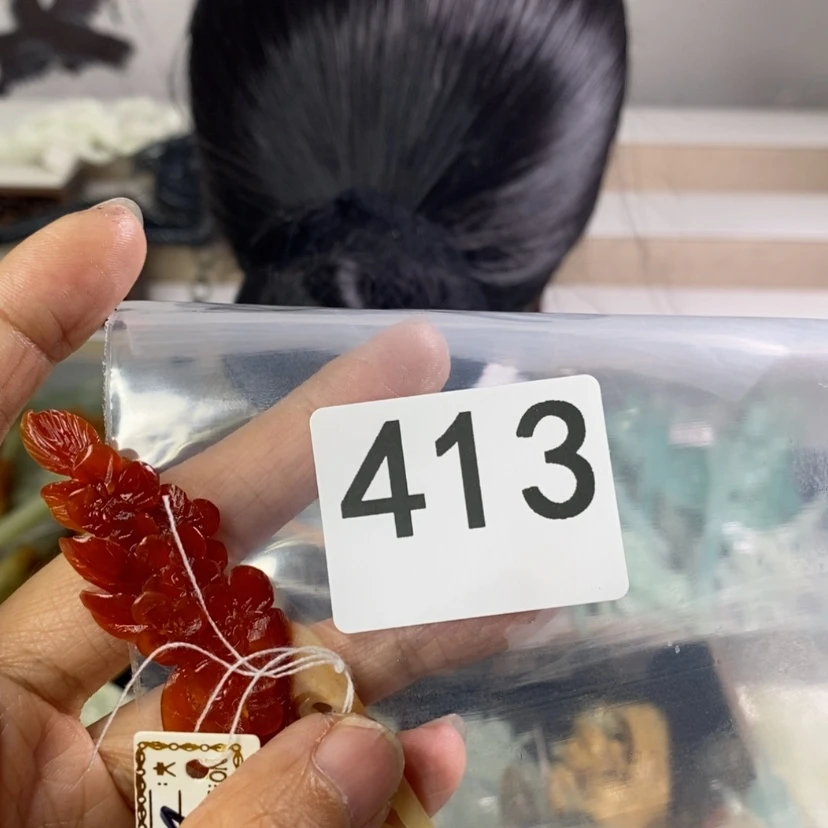 【闪购商品】岫玉发饰合金可****鸭