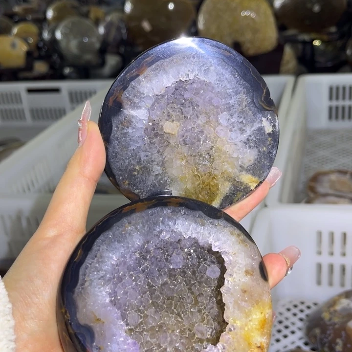 未镶嵌珠宝半成品水晶福利晶盆