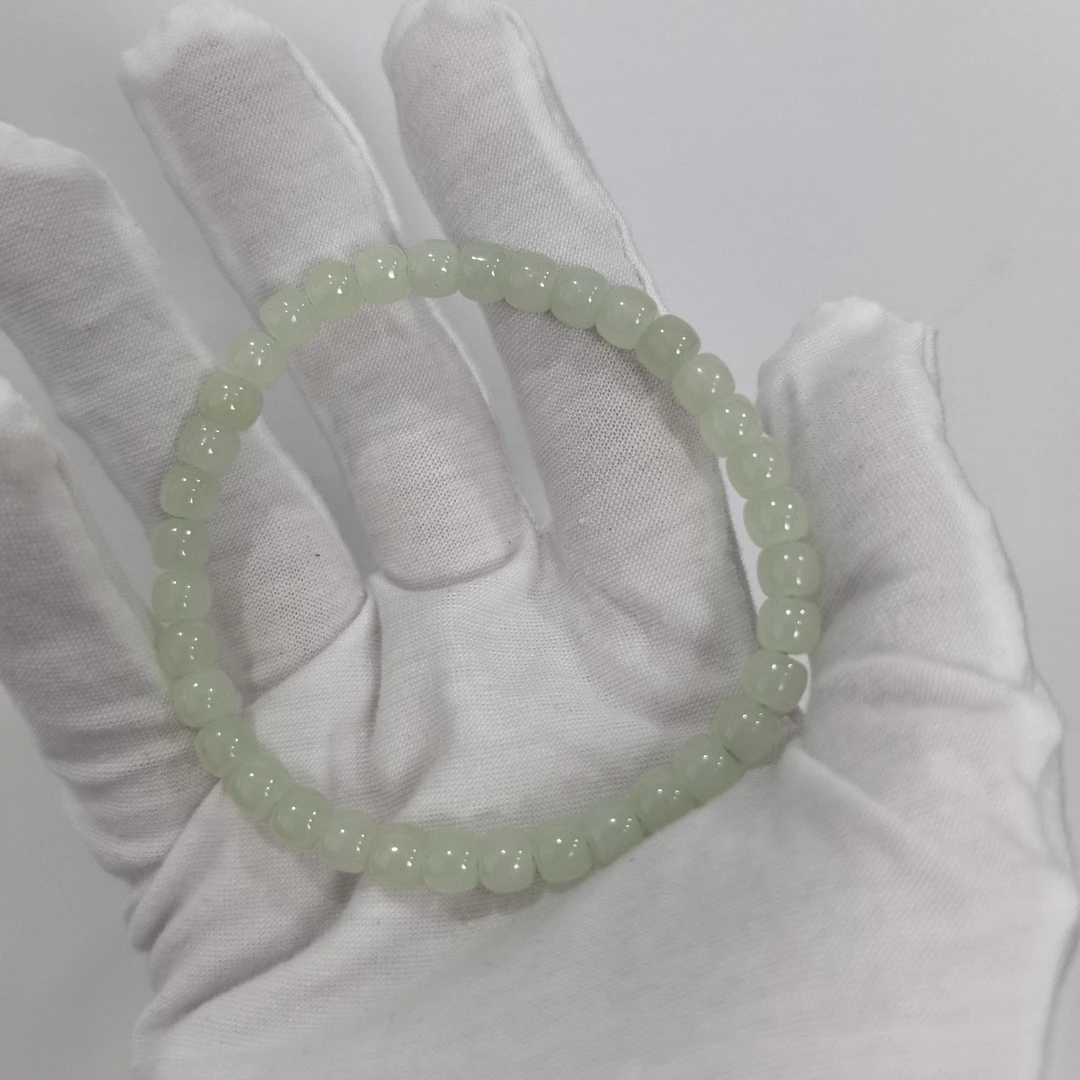 【盘塔出品】晴水-和田玉青海料6mm左右