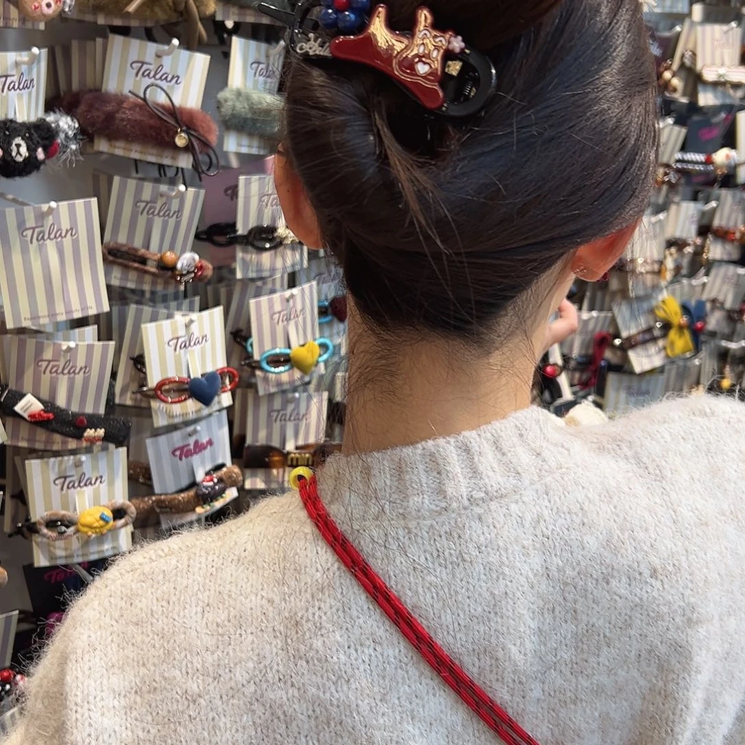 布艺铁合金红色小狗