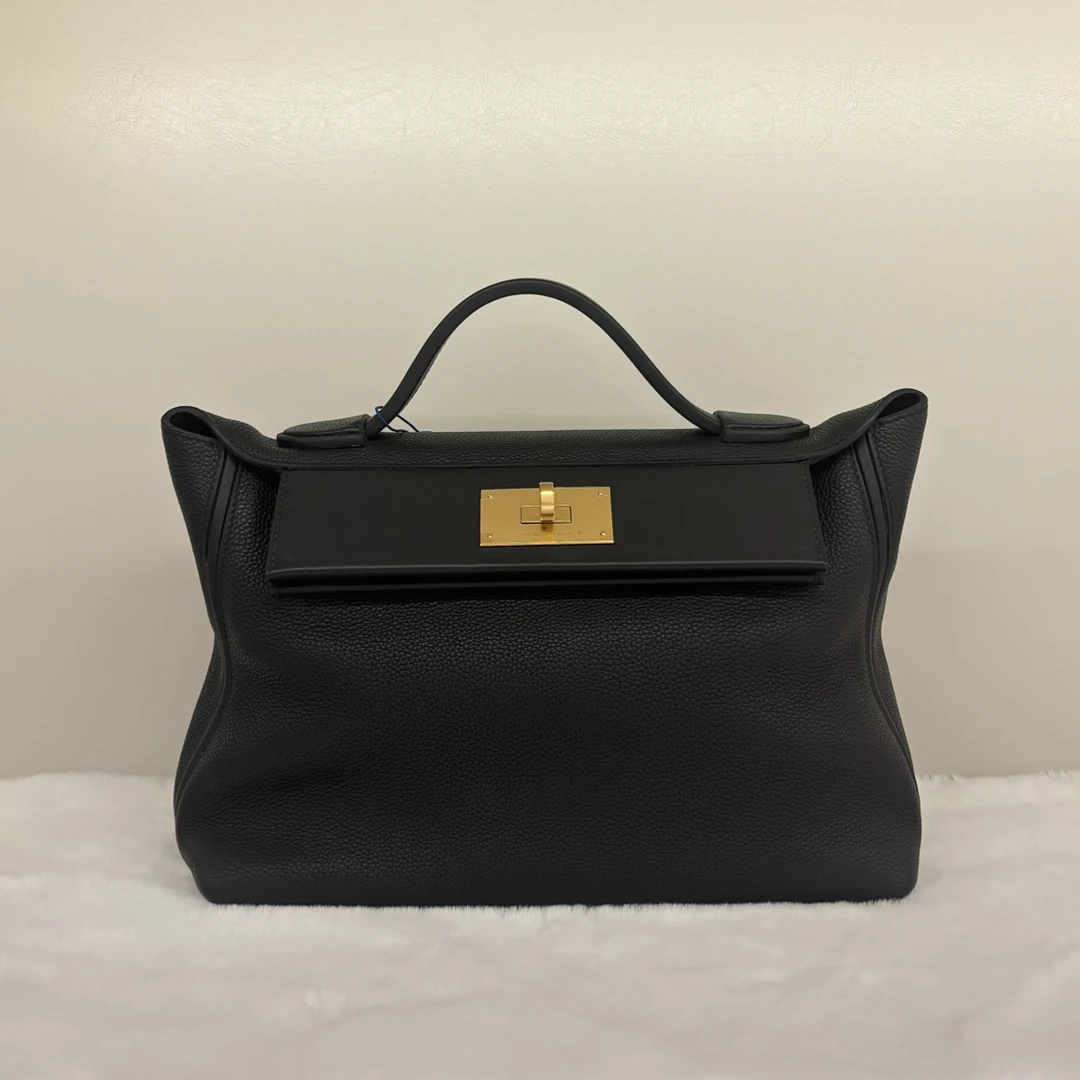 99新 Hermes/爱马仕 2424小号黑金附件：尘袋