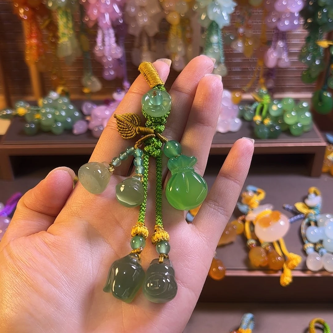 玛瑙/玉髓未镶嵌车挂